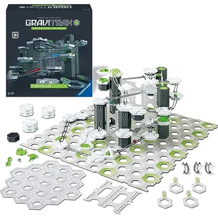 Ravensburger GraviTrax PRO Starter-Set Vertical. Interaktives Kugelbahnsystem, Konstruktionsspielzeug ab 8 Jahren. Kombinierbar mit allen GraviTrax Produktlinien, Starter-Sets, Extensions & Elements – Bild 3