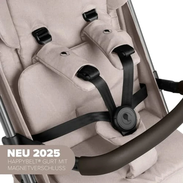 ABC Design Sportbuggy Ping 3 Trekking Reisebuggy, 5-Punkt-Gurtsystem, UPF 50+, Camel – Bild 9