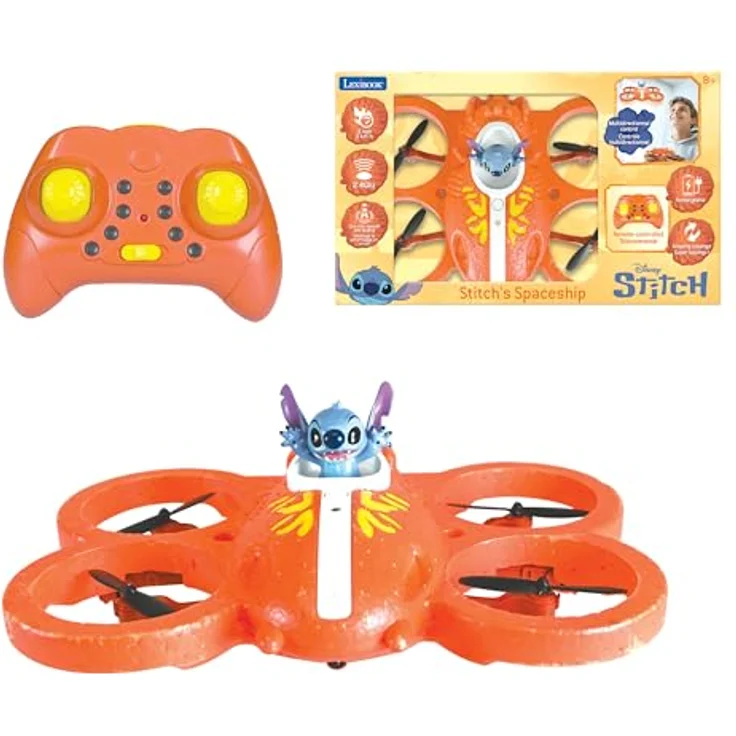 Lexibook My Flying Stitch RC, Ferngesteuertes 3D-Stitch Raumschiff mit Gestensteuerung und Loopings, für Innenbereich – Bild 2