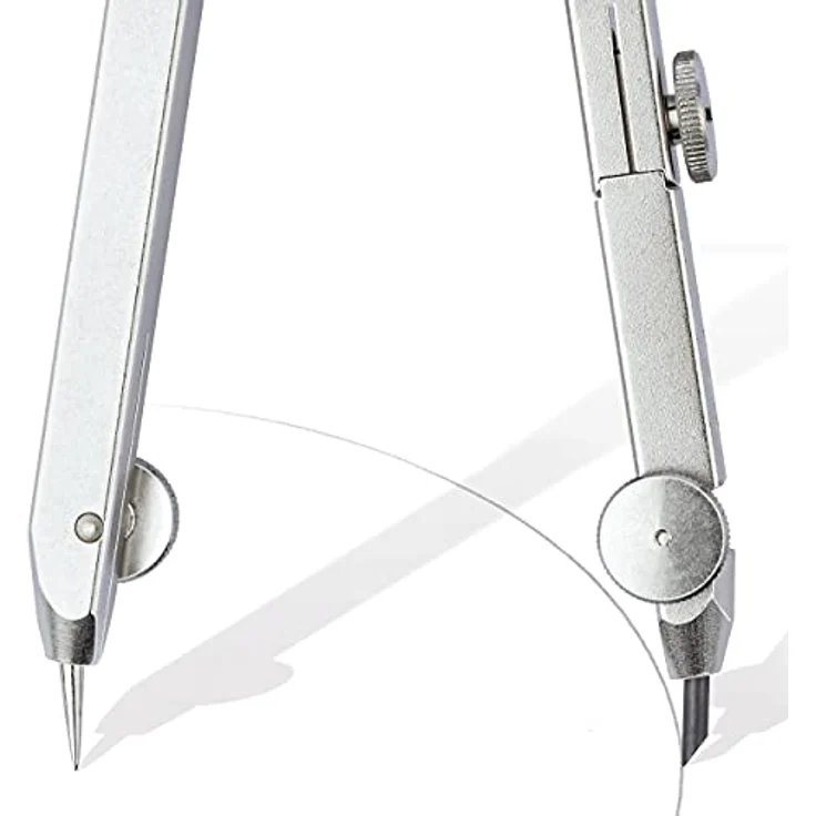 STAEDTLER Zirkel Mars Comfort, Schnellverstellung, mit Drucktasten und Spindelführung, exakt und präzise, Set mit Verlängerungsstange und Universaladapter, Etui mit Klappdeckel, 552 02 – Bild 5