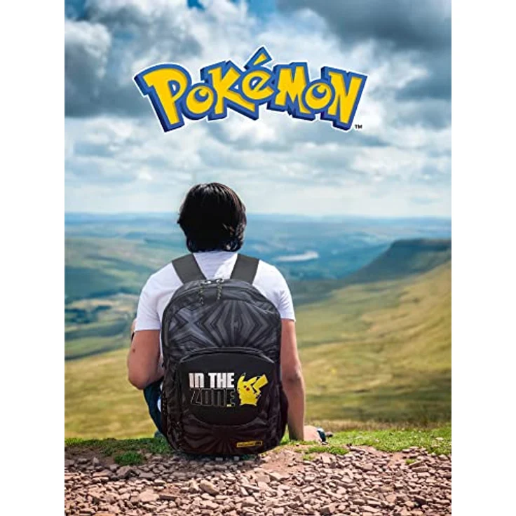POKÉMON Schulrucksack 42 × 29 × 16 cm, ergonomisch gepolstert mit 2 Seitentaschen für Trinkflaschen – Bild 6