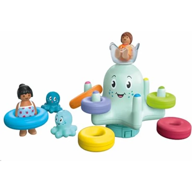 Playmobil® Bunter Tintenfisch, inkl. 3 Tinti-Badetabletten (71438) Konstruktions-Spielset, (17 St), JUNIOR AQUA & Tinti, Made in Europe – Bild 6