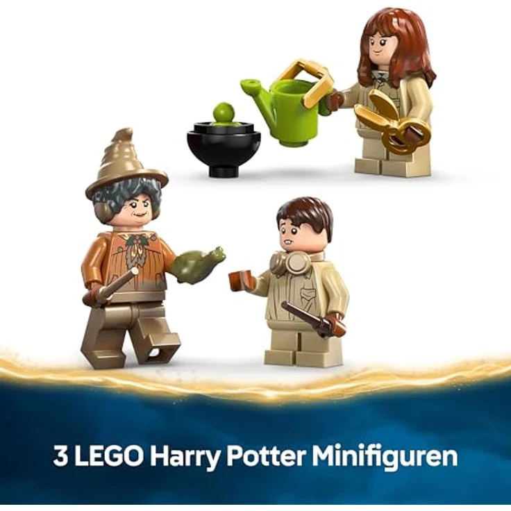 LEGO Harry Potter 76445, Kräuterkundeunterricht auf Schloss Hogwarts, 390-teilig für Kinder ab 8 Jahren – Bild 5