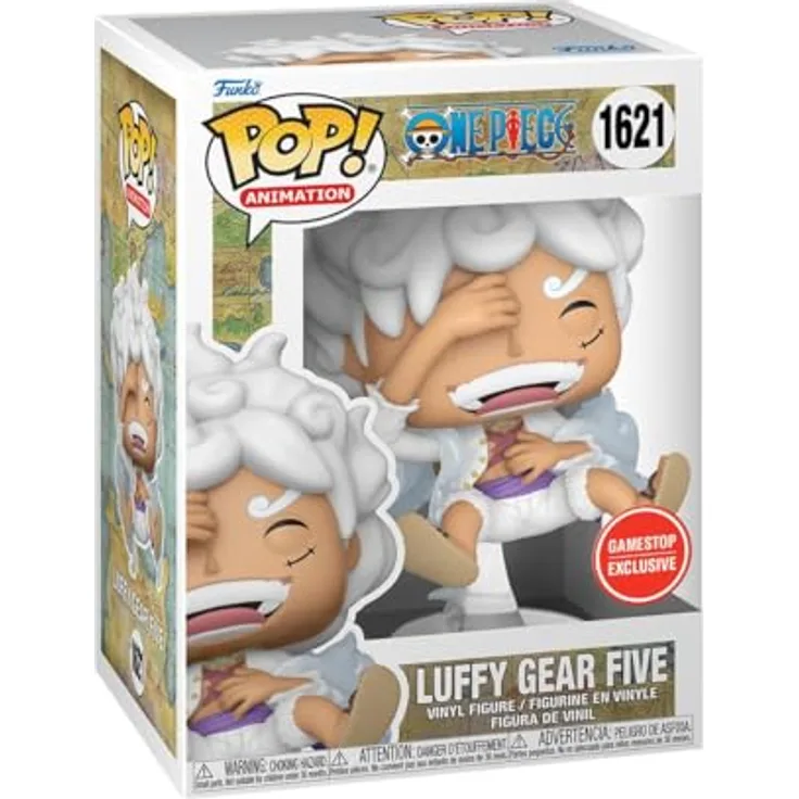 Funko Pop! Animation: One Piece - Gear 5 Luffy, Vinyl-Sammelfigur 9,5 cm, hochwertiges Material, ideal für Sammler und Fans