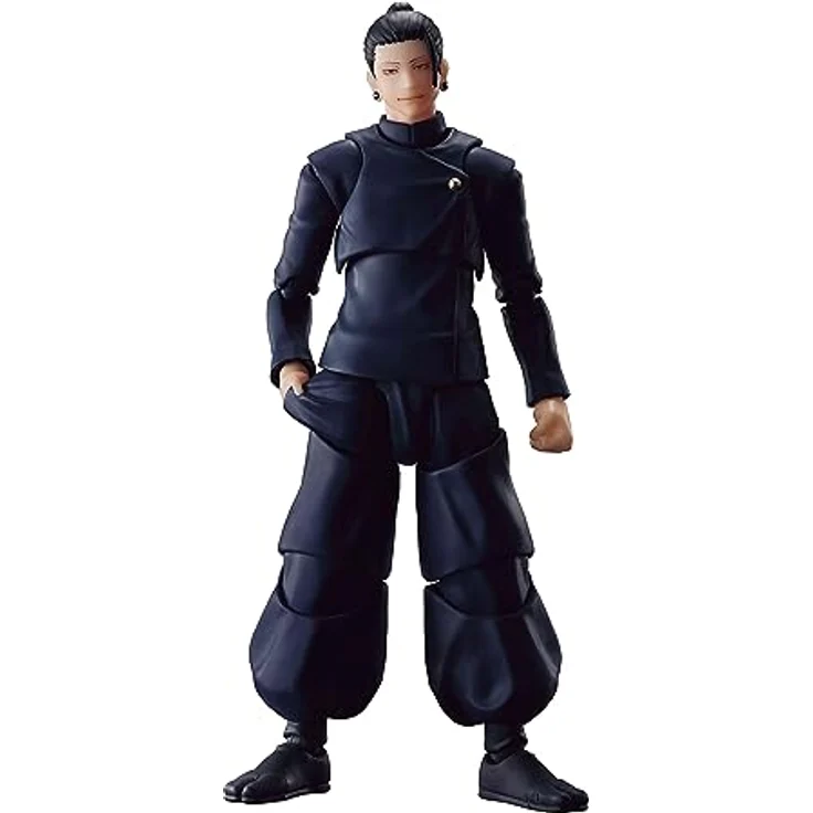 TAMASHII NATIONS Jujutsu Kaisen Suguru Geto Actionfigur, ca. 15,5 cm, 4 optionale Ausdrucksteile, mit Handy Zubehör – Bild 1