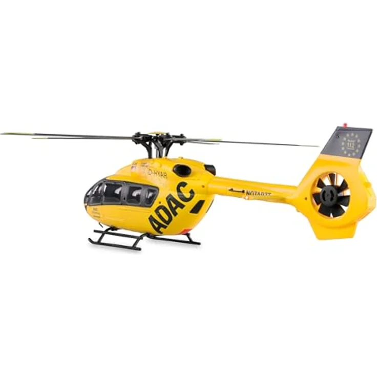 Amewi RC-Helikopter H-145 D-HYAR, Brushless 6-Kanal 6G RTF - LIZENZ, Fünfblattrotor, barometrische Elektronik, Auto-Start/Lande-Funktion – Bild 5