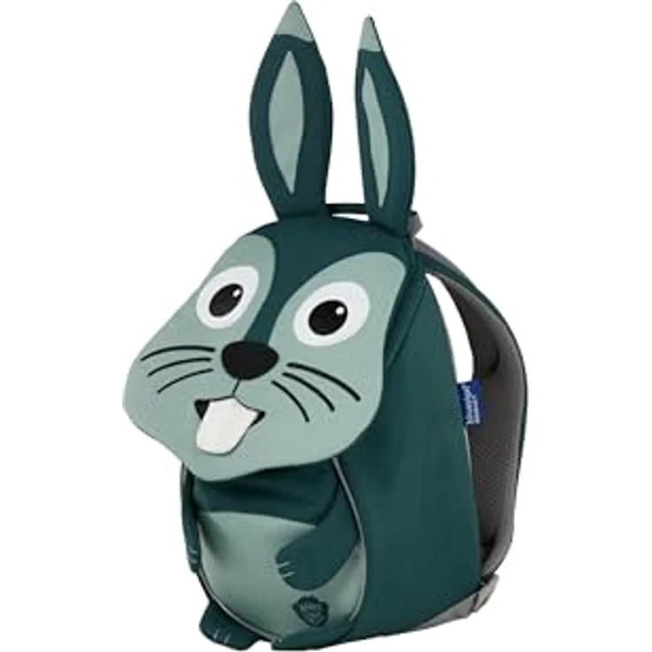 Affenzahn Kleiner Freund Kindergartenrucksack, 26 cm, blauer Rucksack mit Brustgurt und Reißverschluss – Bild 2