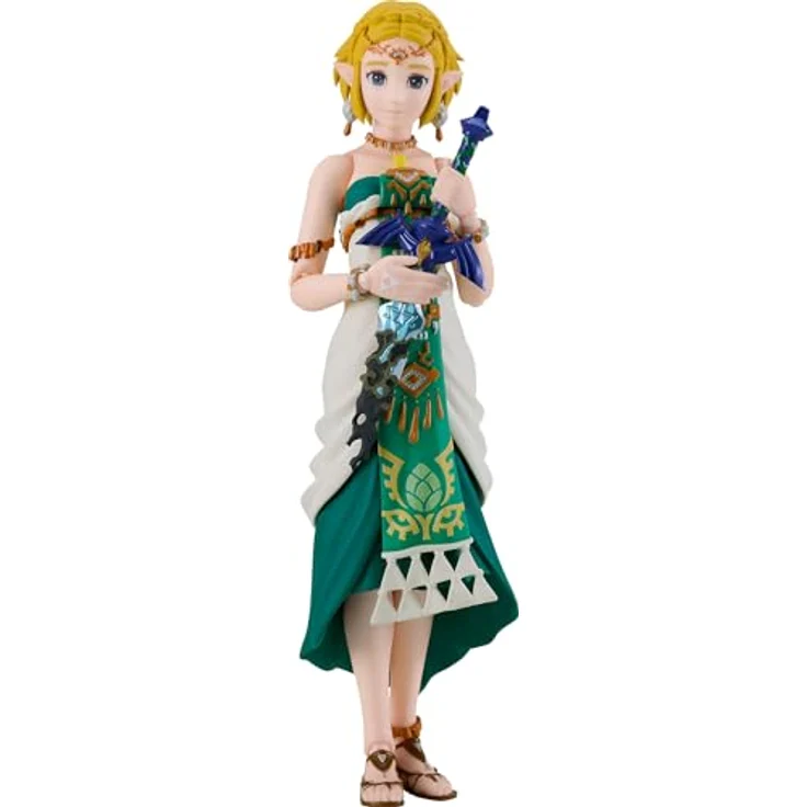 Good Smile Company Zelda Tears of the Kingdom Figma Figur, 15.5 cm, mit Zubehör und mehreren Gesichtsplatten – Bild 1