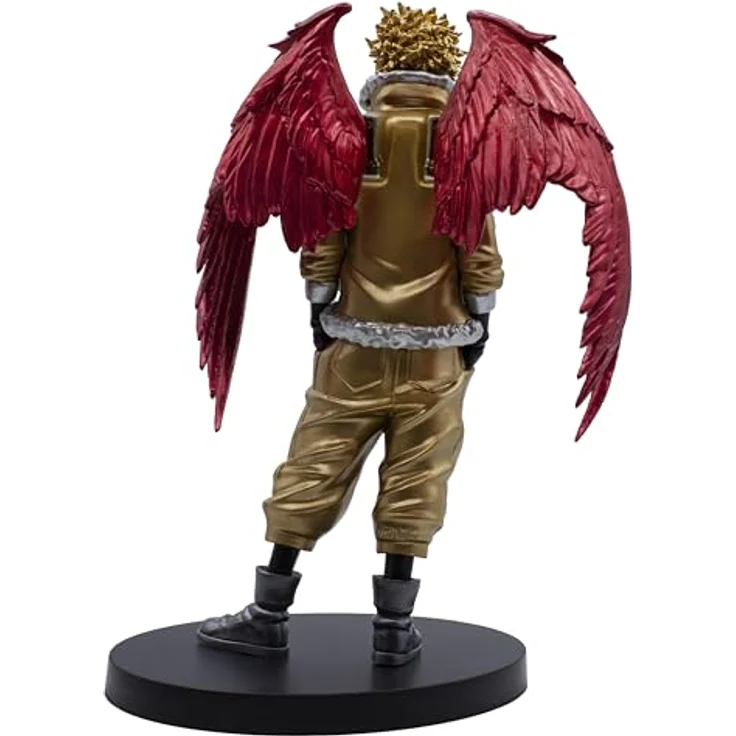 Banpresto My Hero Academia Age Of Heroes Hawks Figur, 17 cm große PVC-Statikfigur in limitierter Auflage, golden – Bild 6