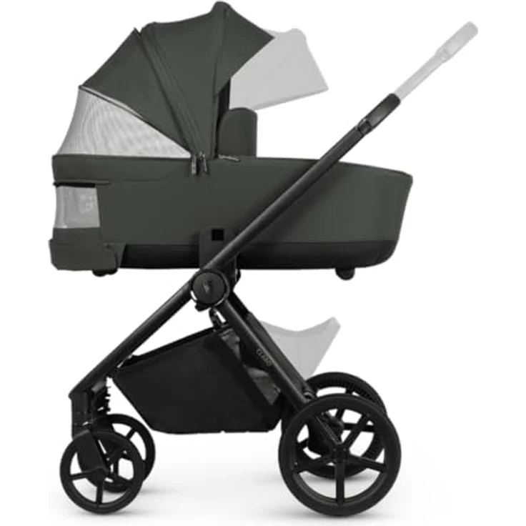 Venicci 2in1 Kombi-Kinderwagen Claro bis 22 kg - Forest, mit Babywanne, Sportsitz, Teleskopschieber, Liegeposition, Regenschutz, Beindecke, Wickeltasche & Wickeunterlage, Gratis Mobilitätsgarantie – Bild 3