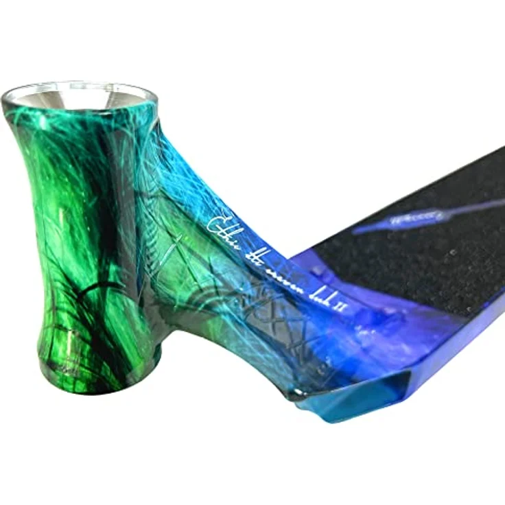 Ethic DTC Erawan V2 Stunt-Scooter Deck 54cm - Blau Iridium, robustes Aluminium 6061, optimierte Gewichtsverteilung, Nylon V2 Bremse, inkl. Griptape – Bild 4