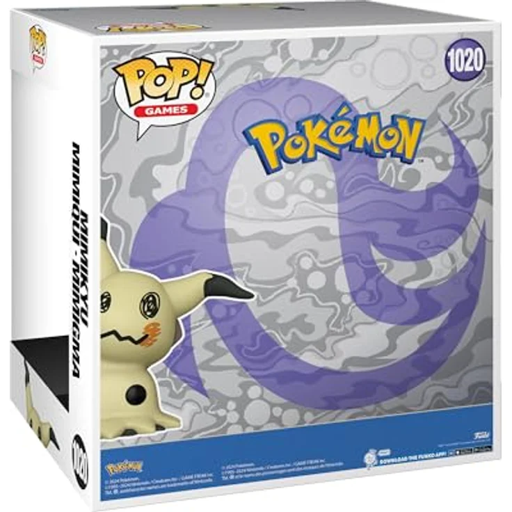 Funko Pop! Jumbo: Pokemon - Mimikyu - Mimigma - 10 Zoll Vinyl-Sammelfigur - Geschenkidee - Offizielle Handelswaren - Spielzeug Für Kinder und Erwachsene - Video Games Fans - Modellfigur Für Sammler – Bild 3