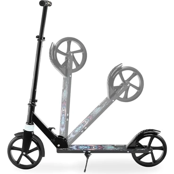 HyperMotion CITY SWIFT Digital Lion Scooter - Zweirädriger Roller mit Stoßdämpfer für junge Erwachsene - 100kg – Bild 4