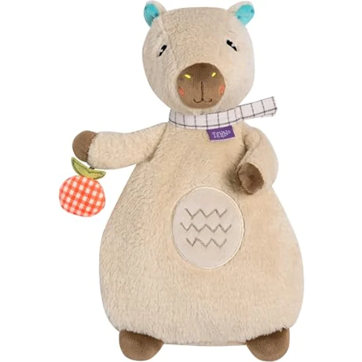 Fehn Wärmetier mit Kirschkernfüllung 25 cm - Capybara, Wärme- und Kuscheltier für Babys mit herausnehmbarem Wärmesäckchen – Bild 1