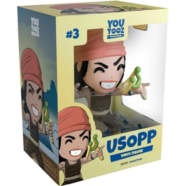 Youtooz One Piece Usopp, 11,4 cm Vinyl Figur mit custom Art Verpackung, Sammelfigur für One Piece Fans – Bild 1