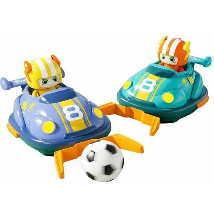 Maxlife MXRC-700 Fernbedienungsautos "Bourák", Set mit 2 Stück, mit Licht- und Toneffekten, 500 mAh Akku für bis zu 25 Minuten Spielspaß