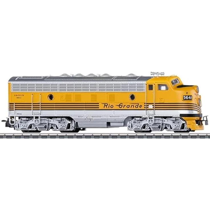 Märklin 30601 H0 Diesellok F7 A-Unit Retro, D & RGW Rio Grande, mit Digital-Decoder mfx/DCC, historische Gestaltung der 1960er Jahre – Bild 4