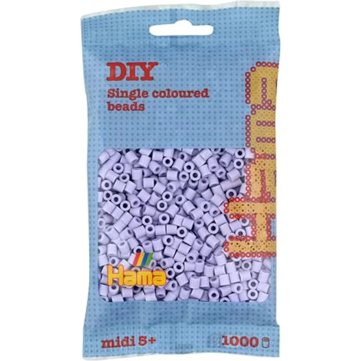 Hama Bügelperlen Beutel mit 1000 Midi-Bügelperlen heller lavendel – Bild 2