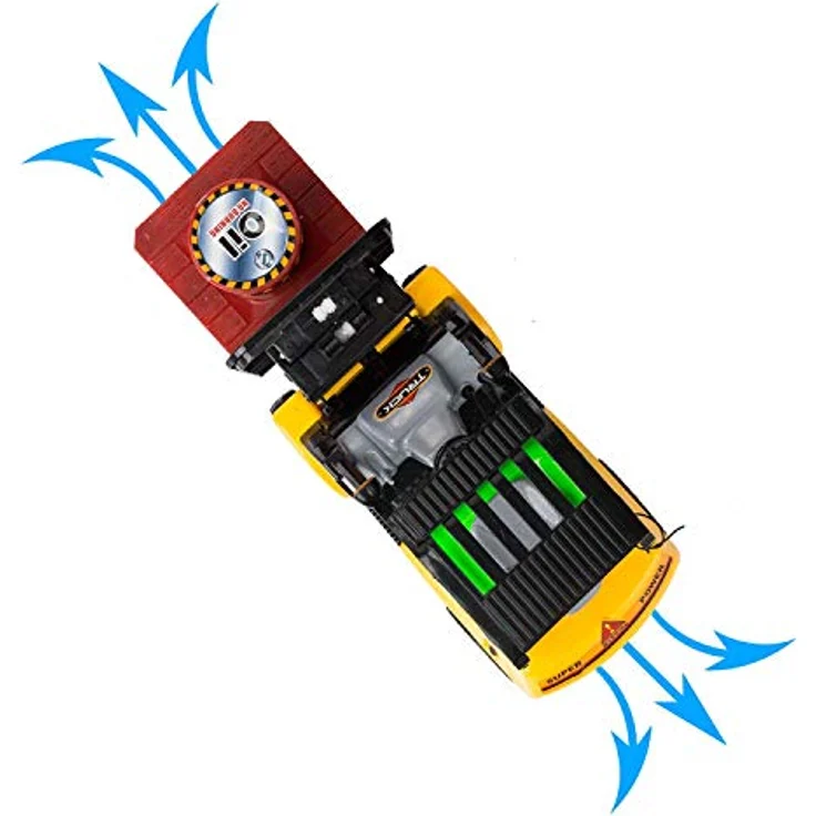 GOODS+GADGETS Ferngesteuerter RC Gabelstapler 1:10 R/C Modellbau Stapler Hoch-Hubwagen Funk Spielzeug 2,4 GHZ (Hubwagen) – Bild 4