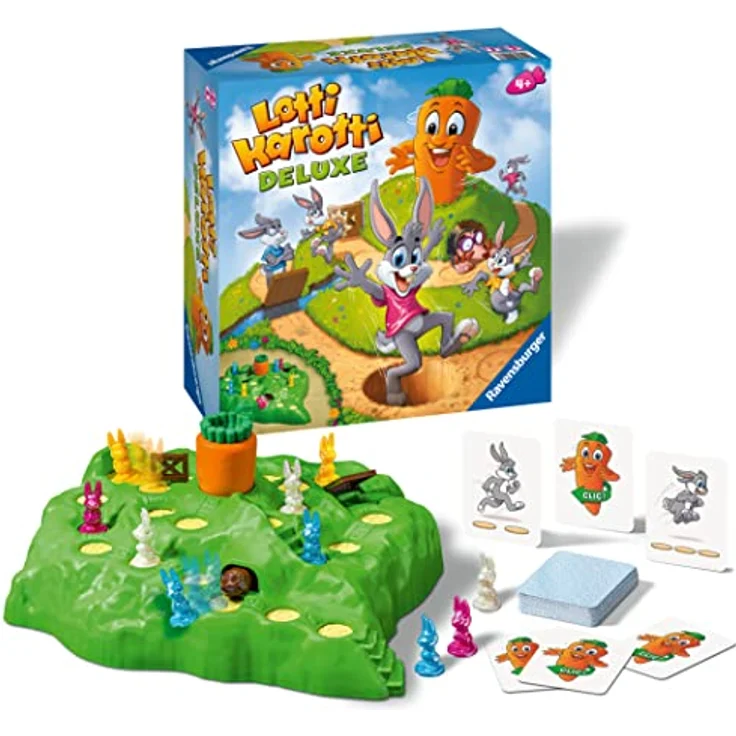 Ravensburger Lotti Karotti Deluxe Partyspiel, Interaktives Brettspiel für Kinder ab 4 Jahren - Preisvergleich – Bild 1