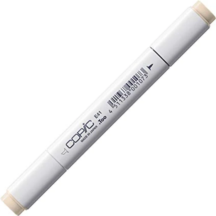 Copic Classic Marker Typ E - 41, Pearl White, professioneller Layoutmarker mit dualer Spitze, wischfeste und schnelltrocknende Tinte – Bild 1