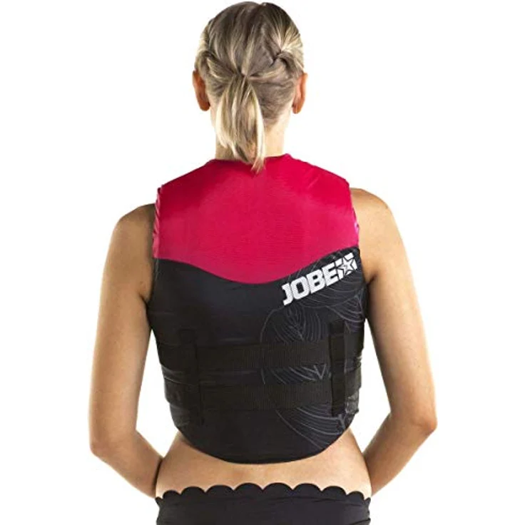 Jobe Damen Nylon Schwimmweste, rosa, L - ISO-zertifiziert mit verstellbaren Gurtbändern – Bild 3