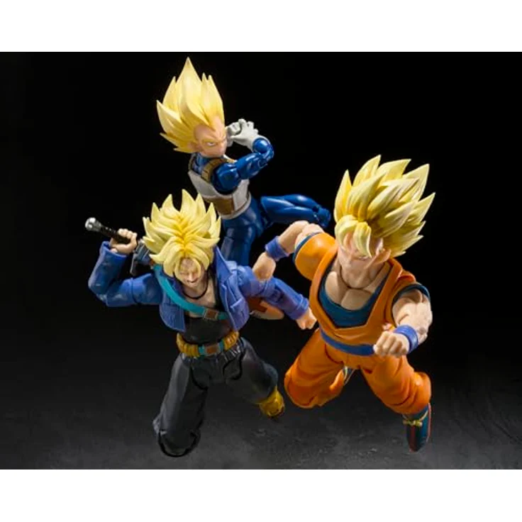 Bandai Tamashii Nations Dragon Ball Z S.H.Figuarts Actionfigur Super Saiyan Vegeta (Dangerous Pride), 14 cm, detailreiche Figur mit Zubehör – Bild 8