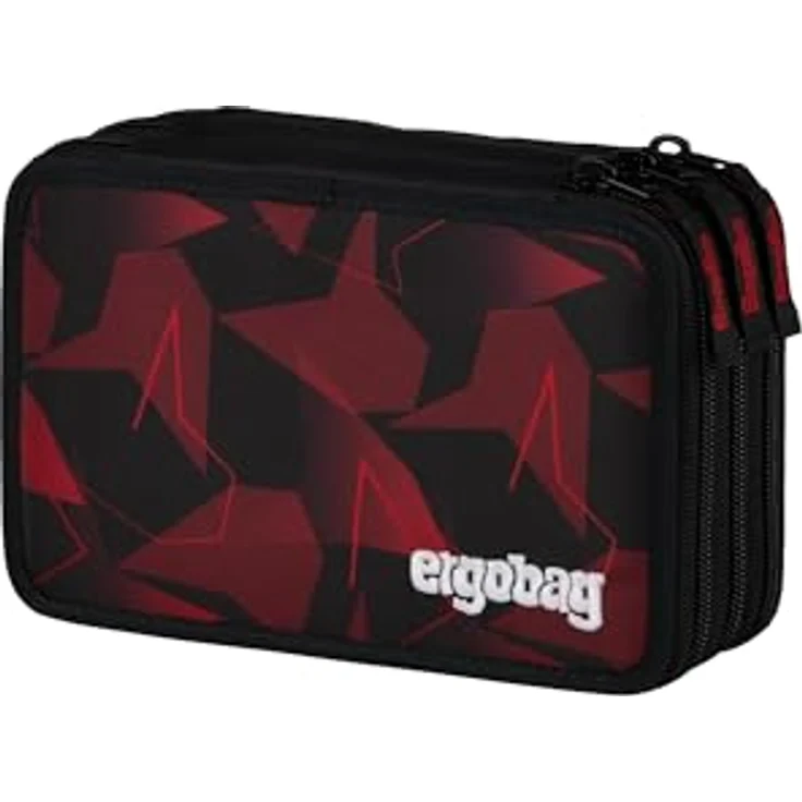 ergobag Maxi Mäppchen Set 40-Teilig, Lyra Bunt- und Filzstifte, Kleingeld Fach, Lineal, Schere – Bild 1