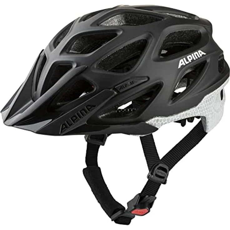 ALPINA MYTHOS REFLECTIVE - Reflektierender, Optimal Sichtbarer & Sicherer Fahrradhelm Mit Fliegennetz Für Erwachsene, black reflective, 52-57 cm – Bild 1