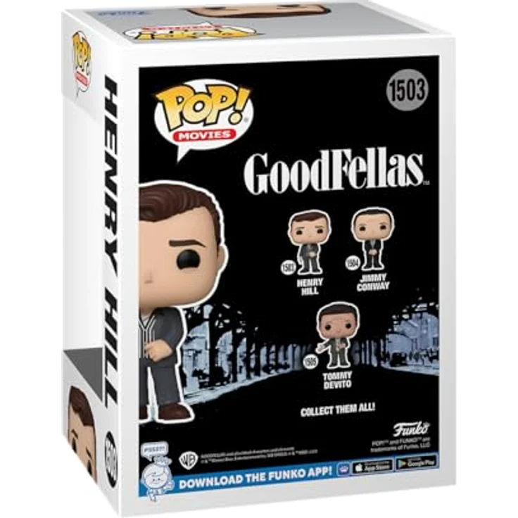 Funko POP! Filme: Goodfellas - Henry Hill - Vinyl Sammelfigur, 9,5 cm - Offizielle Merchandise - Ideal für Fans der Goodfellas 1990 Filmreihe - Schwarzweiß Design – Bild 3