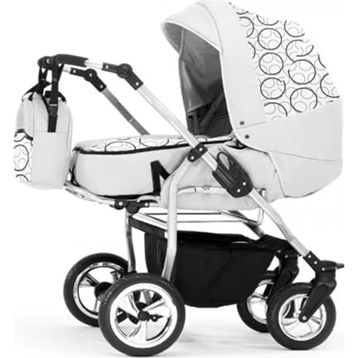 Elcar Zwillingskinderwagen 4 in 1 Duo inkl. Autositze - 13 Teile - in 20 Farben – Bild 2