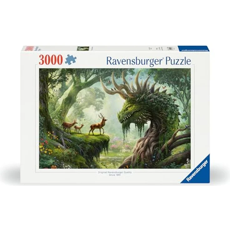 Ravensburger Puzzle 12000808 - Der Walddrache erwacht - 3000 Teile Fantasy-Puzzle, reflexfreies Puzzlebild, recycelte Pappe, ab 14 Jahren geeignet – Bild 2