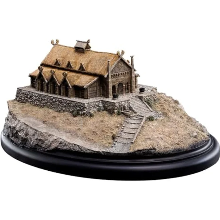 Weta Workshop Herr der Ringe Statue The Golden Hall of Edoras, detailreiche Sammelfigur aus hochwertigem Resin, 9 cm – Bild 1