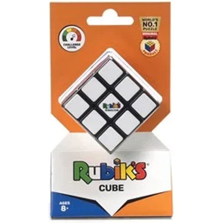 Rubiks 3x3 Cube, klassisches Farbabstimmungspuzzle für stundenlangen Spielspaß, mehrfarbig