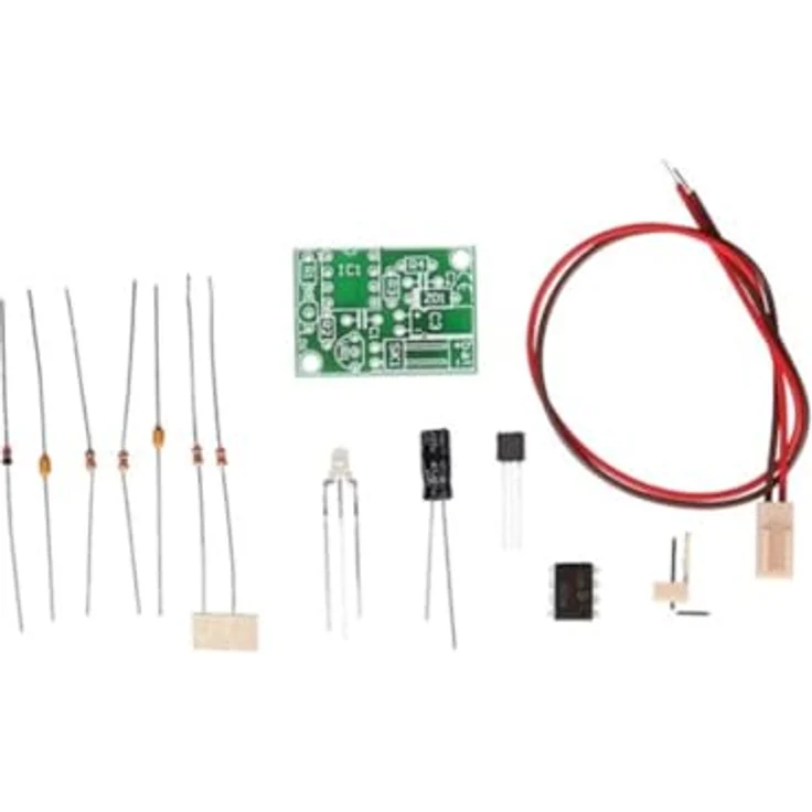 Whadda Lötbausatz, DIY, 12-V-Autobatterieüberwachung, Batteriezustandskontrolle, LED-Anzeige – Bild 2