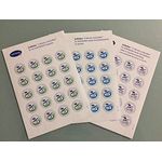 Hartmann (200) Etikett Haltbarkeit 12 Monate zur Kennzeichnung des Anbruchsdatums Inhalt: 200, selbstklebend, 20 Stück pro Blatt, 10 Blätter à 20 Etiketten, 12-monatige Verwendbarkeit - 200 Pack