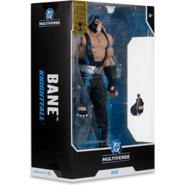 Mcfarlane Toys Bane Knightfall Figur, 24 cm Sammelfigur mit 22 beweglichen Gelenken und austauschbaren Händen – Bild 5