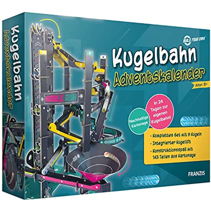 Franzis: Adventskalender Kugelbahn – Bild 2