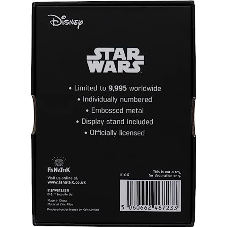 FANATTIK Star Wars - Jabbah The Hut - Lingot en métal Collector – Bild 2