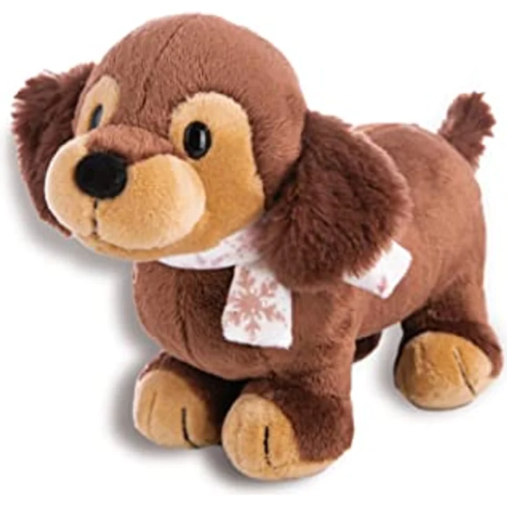 NICI Kuscheltier Dackel Skida 22 cm – niedliches Stofftier aus weichem Plüsch zum Kuscheln und Spielen, braun – Bild 1