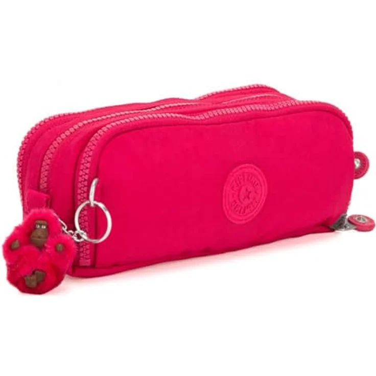 Kipling GITROY Großes Federetui, Wasserabweisend, mit Reißverschluss und mehreren Fächern, True Pink (Rosa) – Bild 2