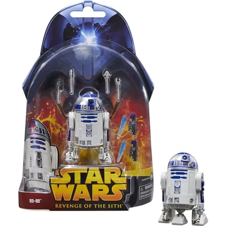 Star Wars The Black Series R2-D2, Action-Figur zum Sammeln 15 cm, mit beweglichen Teilen und Zubehör zum 20-jährigen Jubiläum von Die Rache der Sith – Bild 2