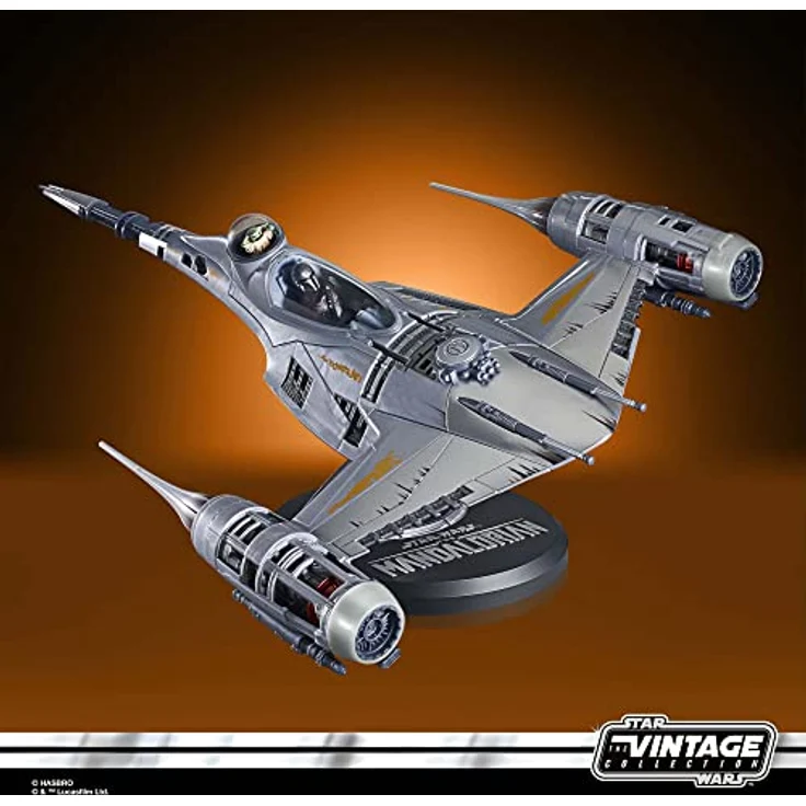 Star Wars The Vintage Collection Mandalorian's N-1 Starfighter, Action-Figur (9,5 cm) mit Zubehör und Flugständer – Bild 4