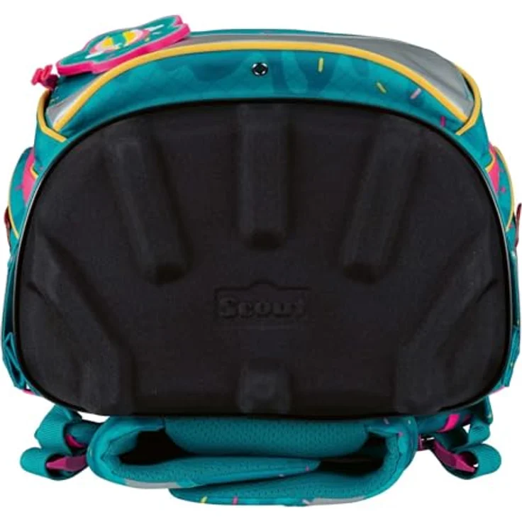 Scout Schulranzen Alpha (5-tlg), PET, ergonomisch, LED Display mit Pixel Grafik, 20 l Volumen, blau – Bild 5