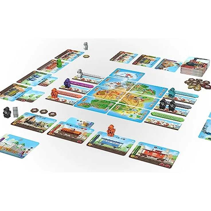 Board Game Circus Insel-Express Deluxe, Brettspiel mit hoher Qualität, weiß – Bild 2