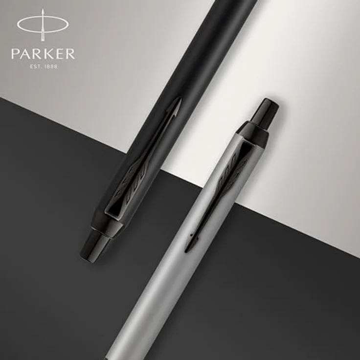 Parker Pen IM Core Laque, Schreibstift mit Edelstahlfeder, schwarz – Bild 6