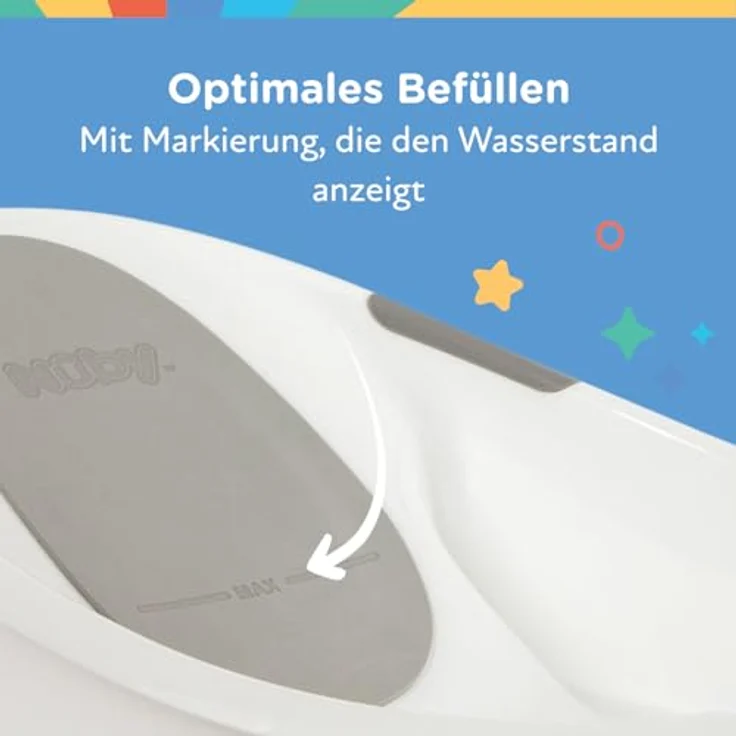 Nuby Dr. Talbot's - Baby-Badewanne mit Rückenlehne aus weiches Schaumstoff - Badewanne für Babys mit rutschfeste Griffe - 0-12 Monate – Bild 8