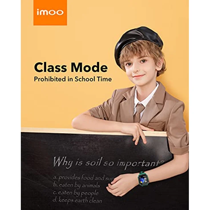 imoo Watch Phone Z1 Kinder-Smartwatch, 4G Kinder-Smartwatch-Telefon mit langanhaltendem Video-und Telefonanruf, Kinder-GPS-Uhr mit Echtzeit-Ortung und Wasserdichtigkeit IPX8 (Grün) – Bild 5