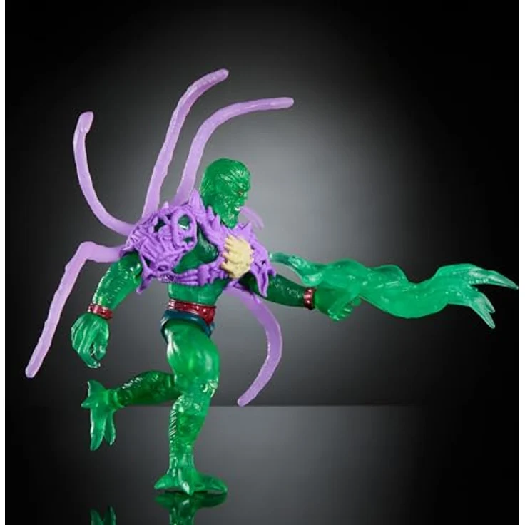 Masters of the Universe Motu x TMNT: Turtles of Grayskull Deluxe Moss Man Figurine, 14 cm, Sammelfigur mit ikonischen Waffen und Zubehör – Bild 5