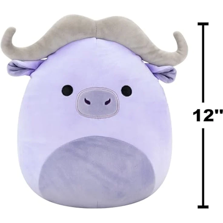 Squishmallows SQCR07678 - Bradley der lila Wasserbüffel 30 cm, offizielles Jazwares Plüsch, superweiches Kuscheltier – Bild 5